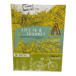 Ellie Claire Life is a Journey Travel Journal Diary w/ Bible Scriptures & Quotes
